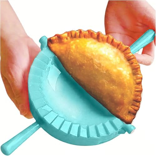 Empanada Maker Press 15,2 cm – Professionelle Form für Ravioli-Knödel, Tortilla-Ordner – Quesadilla – Empanadas, Pierogi, Samosa, Calzone, Momo Form – 1 groß