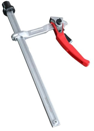 Sharplace Quick Ratchet Bench Clamp Table Clamp Quick Grip Carpentry Fixture Securing Quick Release Fixing Clamp Welding Hold Down Clip, Dia 28mm