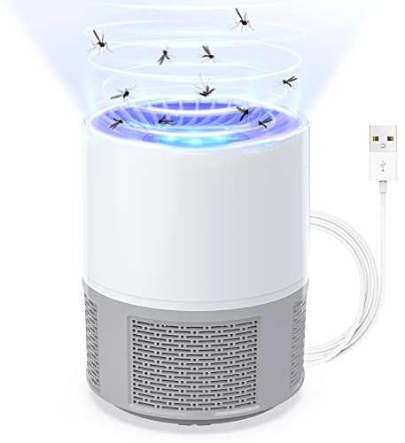 Lampe Anti Moustique, Piege à Moustique Intérieur Anti Mouches Tue Mouche Antimoustique Électrique Extérieur Lampe Moustique Piege a Mouche pour Le Chambre Coucher Jardin Camping