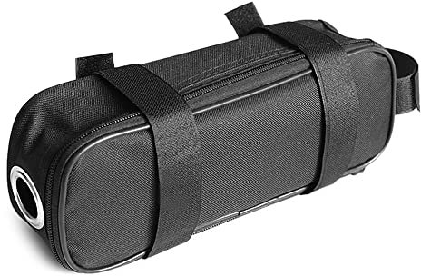 E Bike Controller Storage Bag, Polyester Electric Bike Frame Mounted Controller Bag for Modification