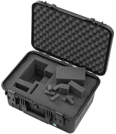 TomCase ECO Pro ECO60D Mallette de Protection Durable en Plastique 100% recyclé, avec Insert en Mousse, imperméable et résistante aux Chocs, Valise de Transport légère, Universelle, fabriquée en UE