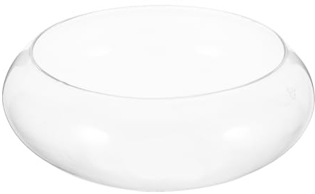DOITOOL Glas Pflanztopf 9 Zoll Transparenter Sukkulententopf Für Hydrokultur Luftpflanzen Und Bonsai Moderner Blumentopf Zur Dekoration Von Zuhause Garten Und Büro