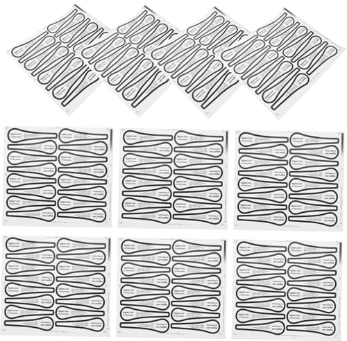 VILLFUL Pegatinas Adhesivas Reutilizables y Ligeras Protectoras de Pvc 100 para Panty y Traje de Baño Ideales para Supermercado o Tienda