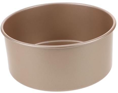 BESTYASH Stampo Per Dolci Rotondo in Acciaio Al Carbonio Teglia Antiaderente Per Torte e Pane Bordi Alti Per Chiffon Cake Utensili Da Forno Resistenti Per Cottura Al Forno