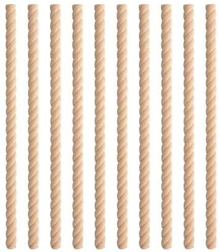 Moulure décorative 10 Pièces de décoration de cadre en bois brut