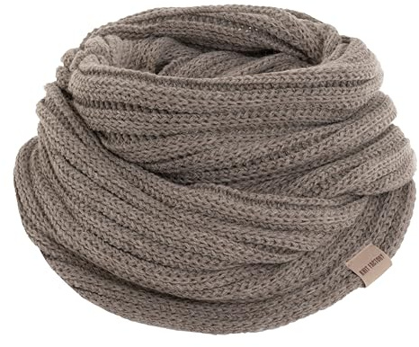 KNIT FACTORY - Nica Loop Schal | Gestrickter Schlauchschal - Herbst & Winter Essentials - Neckwarmer - Für Damen und Herren - Strickschal mit Wolle