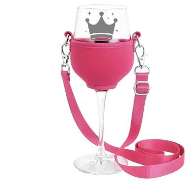 Valhalla Exoda Weinglas mit Halter und Gravur 350ml spülmaschinenfest | Verwendungszweck, 350 ml Fassungsvermögen, Umhängehalter, spülmaschinenfest, royale Gravur