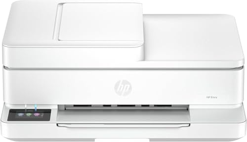 HP Envy 6552e Wireless All-in-One Color Inkjet Printer, Portobello, Print, scan, Copy, Duplex Printing Best-for-Home (714N7A) (Renewed Premium)