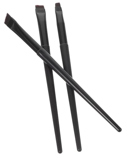 Toyvian 3 Stück Eyeliner Und Augenbrauenpinsel Kunststoffgriff Multifunktional Für Präzises Augen Make up Make up Pinsel Für Frauen Und