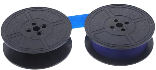 KHBUAB Schreibmaschinen Farbband Nylon Blaues Spulenband Langlebiges Tintenband für Alte Mechanische Schreibmaschinen Kompatibel mit Feiyu Hero Changkong Bürobedarf