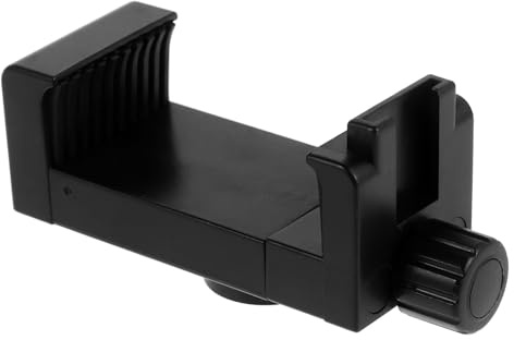 KICHOUSE Smartphone Stativhalterung mit Blitzschuh Telefonhalterung Metallclip für Stabilen Halt Multifunktionaler Handyhalter für Outdoor und Innenaufnahmen