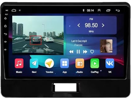 Carplay-Skärm för Suzuki Wagon R6 2017-2021 Röststyrning, Gps-Navigering, Med Kamera, Dashcam, Wifi, Bluetooth Bilradio Stereo Gps Navi, 4 Kärna 2G＋32G