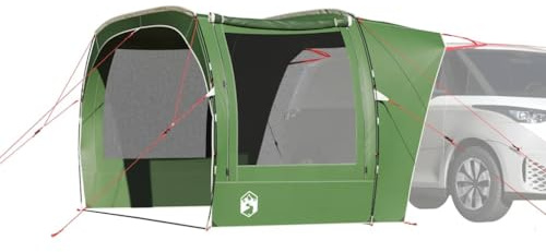 HengCaDa Autozelt Grün wasserdicht aus 185T Polyester mit PU-Beschichtung 340x213x230 cm, leichtes Campingzelt mit Metallheringen und Abspannseilen, Winddicht, mit Tragetasche für Outdoor, Festival