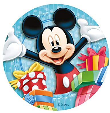 Generique - Disco de azúcar Mickey 20cm