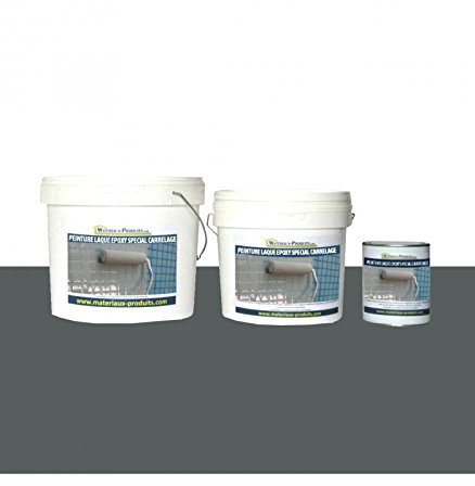 MATPRO Peinture Laque Epoxy Spécial Carrelage 2.5 Kg Gris basalte