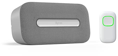 Carillon sans Fil Byron DBY-25931 – Portée 200 Mètres – Alerte Visuelle Colorée – Barre de Réglage Tactile