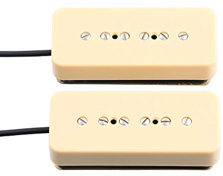 LYWS Anico P90 Humbucker-Tonabnehmer mit 5 Magneten, geräuschlos, stapelbar, elfenbeinfarben