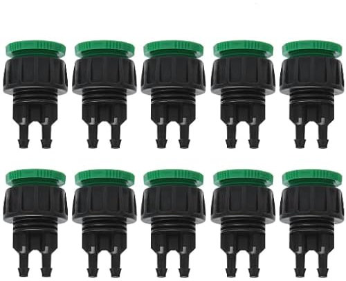 YUMILI Connettore rapido, 10 Pezzi G1/2 G3/4 a 4/7 Connettore rapido per Tubo da Giardino, Adattatore per Tubo Flessibile per Rubinetto per Cucina Bagno da Giardino