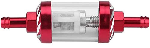 8MM Filtro Benzina in Metallo,Filtro Carburante Moto Benzina Filtro Olio Filtro Filtri Carburante Universale per Moto ATV Auto Moto Fuoristrada E Fuoristrada
