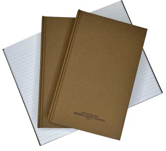 Coyote Military Log Book, 5.25 x 8 Cloth-Wrapped Hardcover, 192 Lined Pages