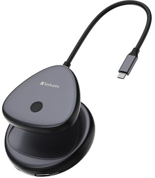 Verbatim Trasmettitore e ricevitore wireless HDMI 4K per streaming, trasmissione video/audio, extender wireless HDMI per laptop, PC, smartphone a TV, monitor,