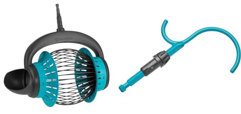 Gardena 03108-20 combisystem Rollsammler zum Auflesen von Früchten/Fallobst & combisystem-Asthaken: Baumhaken für vielfältige Anwendung bei der Gartenarbeit