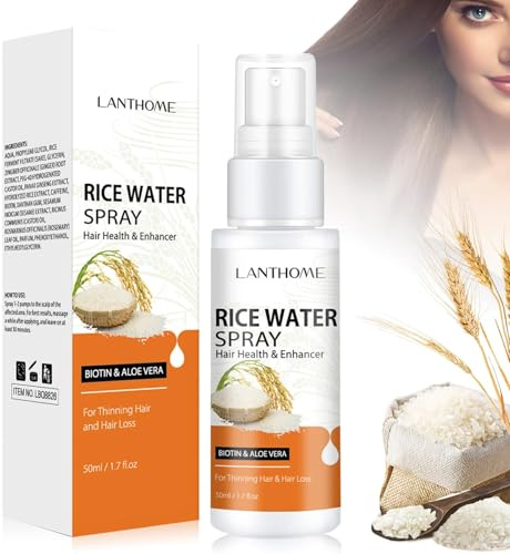 Agua De Arroz Fermentado, Serum Crecimiento Cabello, Hair Growth Serum, Acelera y Promueve el Crecimiento del Pelo