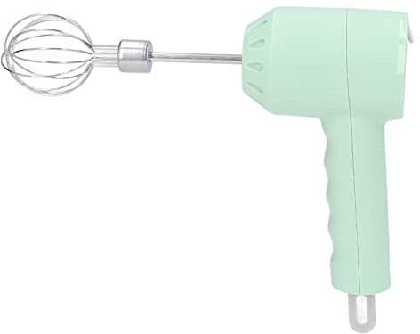 FLEXMAN Batidora de Mano Eléctrica Inalámbrica, Batidor Doméstico Pequeño con Carga USB de 3 Velocidades con Varilla Mezcladora Doble de Acero Inoxidable para Hornear en la Cocina