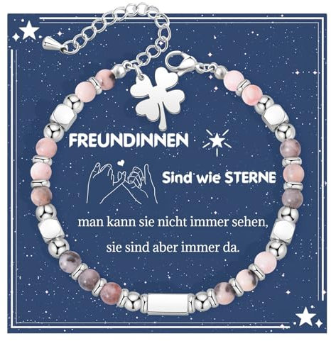 CheersLife Geschenk für Freundin - Beste Freundin Weihnachten X Geburtstagsgeschenk - Bff Freundschaftsarmband Mädchen
