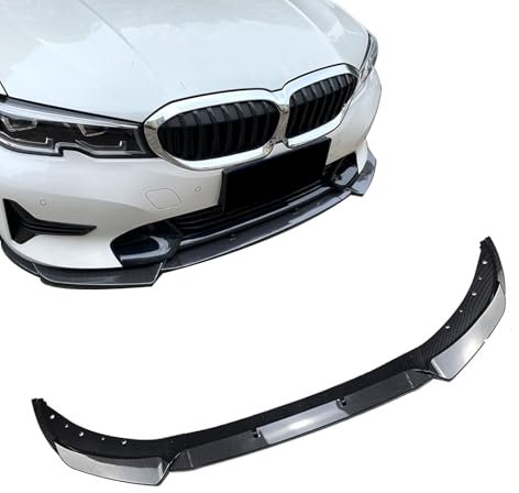 WHLYQF Frontspoiler für BMW 3 Series G20 G21 Early 320i 325i 2019-2022, Frontspoiler Lippe Spoiler,B/Carbon Fiber Pattern