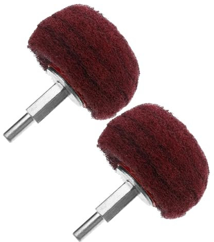 Hohopeti 6pcs Polishing Wheel Kit for Drill Abrasive Buffing and Scrubbing Attachments for Efficient Cleaning and Grinding Compatible Electric Scrubber Tools