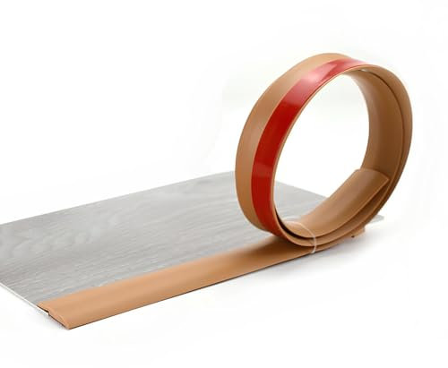 100/200/300cm Rampe Übergangsprofil Selbstklebend, Pvc Übergangsleiste Höhen-Ausgleichsprofil, Vinyl Abschlussprofil, Geeignet Für Teppich Und Dünne Bodenbeläge(Brown,3 * 100cm/1.18 * 39.4in)