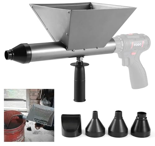 Pistolet à mortier électrique, machine à jointoyer le ciment portable, pistolet à mortier réutilisable pour briques, applicateur de coulis, outil de finition de calfeutrage avec 4 buses