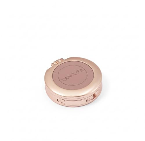 L'ANCORA Rose Gold Premium Quality Folding Handbag Hanger for Tables and Desks with Compact Mirror-Portable, Perfect Christmas & Birthday Gift -Ready with Dust Bag & Branded Packaging