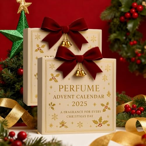 Parfüm-Adventskalender 2025, 24 Tage Designer-Düfte für Frauen & Männer, Urlaubs-Countdown-Geschenkset, Parfüm in Reisegröße, Urlaubs-Countdown-Kalender (2Set)