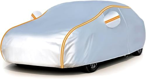 Autoabdeckung Winter für VW T4 1995-2004, Autohülle zubehör Outdoor Auto Abdeckplane Wasserdicht Atmungsaktiv Vollgarage Autoplane Schneefest Car Cover lxy1032y