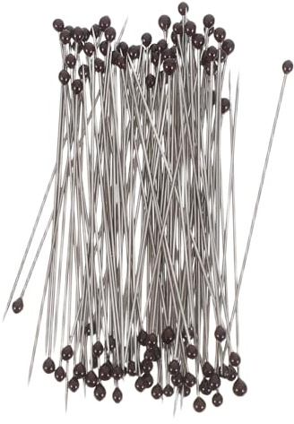 ROMISBABA 100 Pièces Lot de Épingles Entomologie Acier Inoxydable Aiguilles Fines pour Fixation d'Insectes Kit de Montage pour Spécimens Outils de Dissection de Laboratoire Scolaire