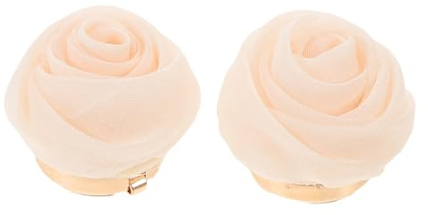 Amosfun Gemelos de Tela Cubiertos Botón 3D, 2 Piezas, para Camisas de Vestir y Eventos Formales