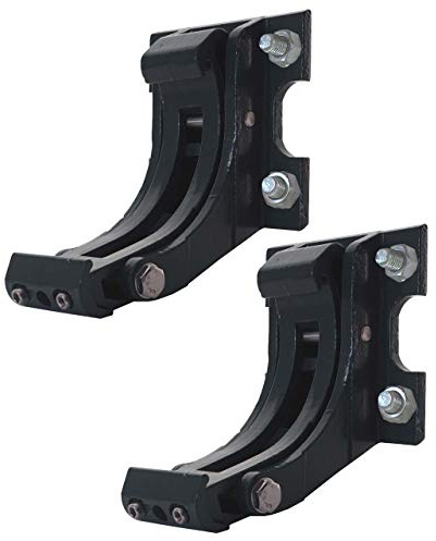 Mendler 2er-Set Wandhalterung für Markise T122 T123 - anthrazit | Wandkonsole, Wandmontage, Adapter