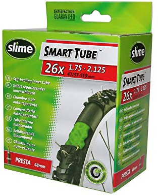 Fahrradschlauch Fahrrad 26 X 1.75-2.10 Slime Ventil Sclaverand mit Liquid gegen Reifenpanne