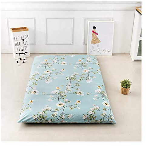 Matratzenbezug mit Reißverschluss, staubdicht, passend für Futon-Matratzen, Tatami-Matratzen, weiche Matratze, bis zu 10 cm / 3.9in tief, I, 90 x 200 cm / 35x79in