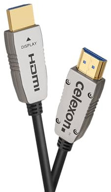 celexon câble actif HDMI 8K 48Gbps à Fibre Optique UHD - 30 m - noir - transmission optique du signal HDMI - eARC - VRR - ALLM