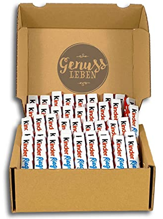 Genussleben® Schokoriegel Mix Box 1500g – Riegel einzeln verpackt | Ideal zum Teilen & Verschenken | Große Vorratsbox | Praktisch für unterwegs | Beliebte Sorte