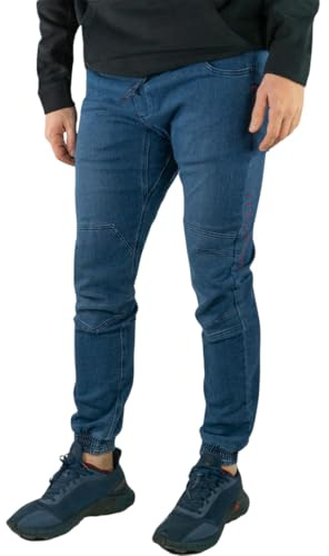 Jeanstrack MONTAN Pantalon de Escalada Trekking Senderismo Aire Libre (L, Rinse)
