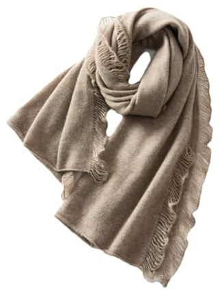 Herbst und Winter Solide Kaschmir Strickschal Frauen 175 * 55 Leichte Weiche Warme Schal, Lila Fleece-Farbe, Einheitsgröße