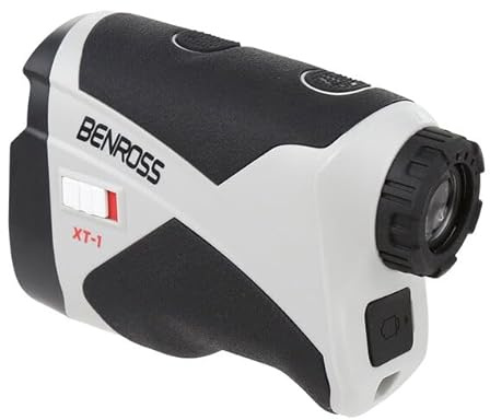 Benross XT-1 Golf Laser Rangefinder with Slope Compensation & Flag Lock - Compact Rechargeable Golf Distance Measuring Device for Accurate Distances