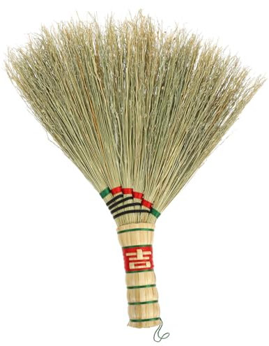 OKUMEYR Spazzola Mano Di Paglia Per Letto Scopa Frusta Per Pulizia Casa Ufficio Piccolo Strumento Di Pulizia Manico Adatto Per Diverse Superfici