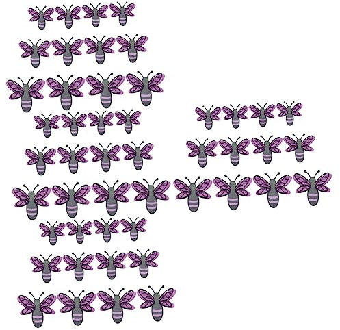 PRETYZOOM 4 Sets 3d-bienen-wandaufkleber Realistisch Doppelschichtig Dekoratives Aufkleber-set Für Das Home Office