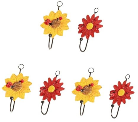 Kisangel 3sets Einzigartige Harz Haken Haken Hause Haken Dekorative Hängen Haken 2 Stücke * 3