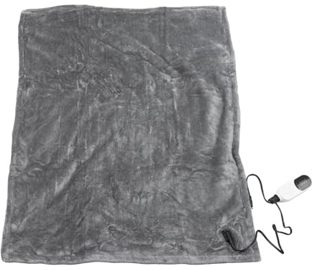KIMISS Beheizte Decke für Elektroautos, Weiches Polyester Fiber Material, 72 W Leistung für Reisen, Camping